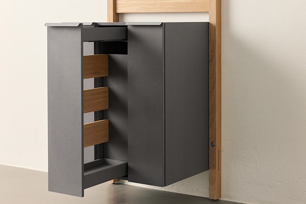 3 Laden, vertikal rechtsseitige Nutzung